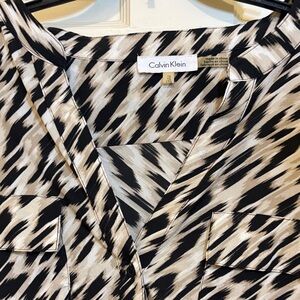 Calvin Klein Animal Print Blouse